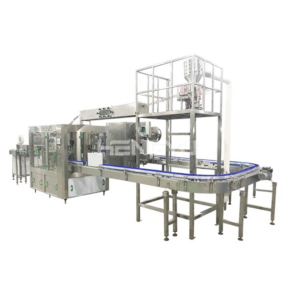 2000bph automatic 3 in 1 mineral water filling plant