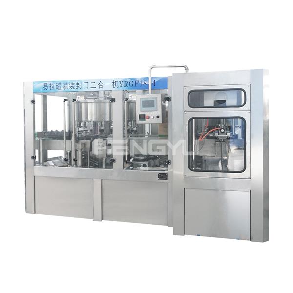 Automatic 2 in 1 carbonated drink can filling machine