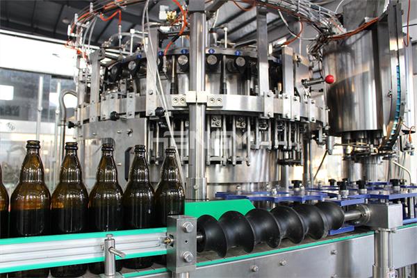 Beer Glass Bottle Washing Filling Capping Machine
