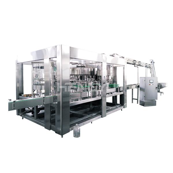 Automatic rotary type 5 gallon bucket rinser filler machine / 3-10L bottled water filling machine