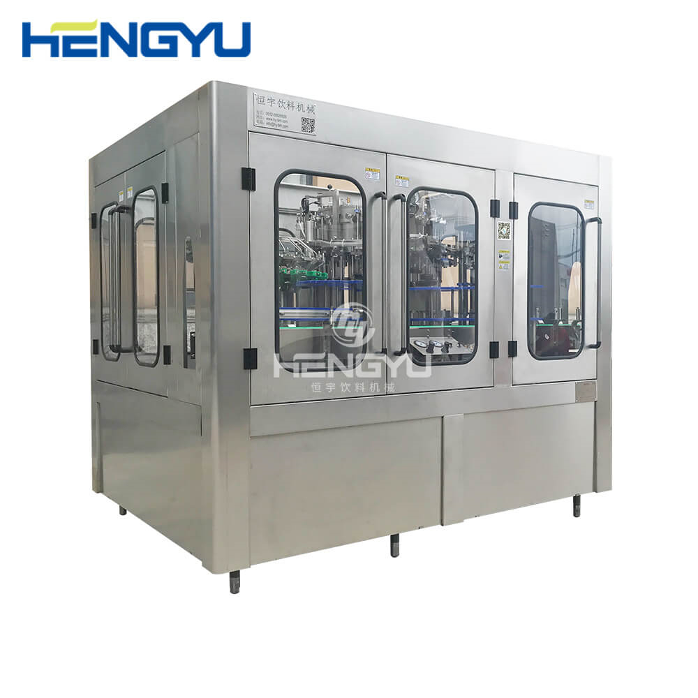 Automatic bottled carbonated water making equipment / carbonated water filling machine