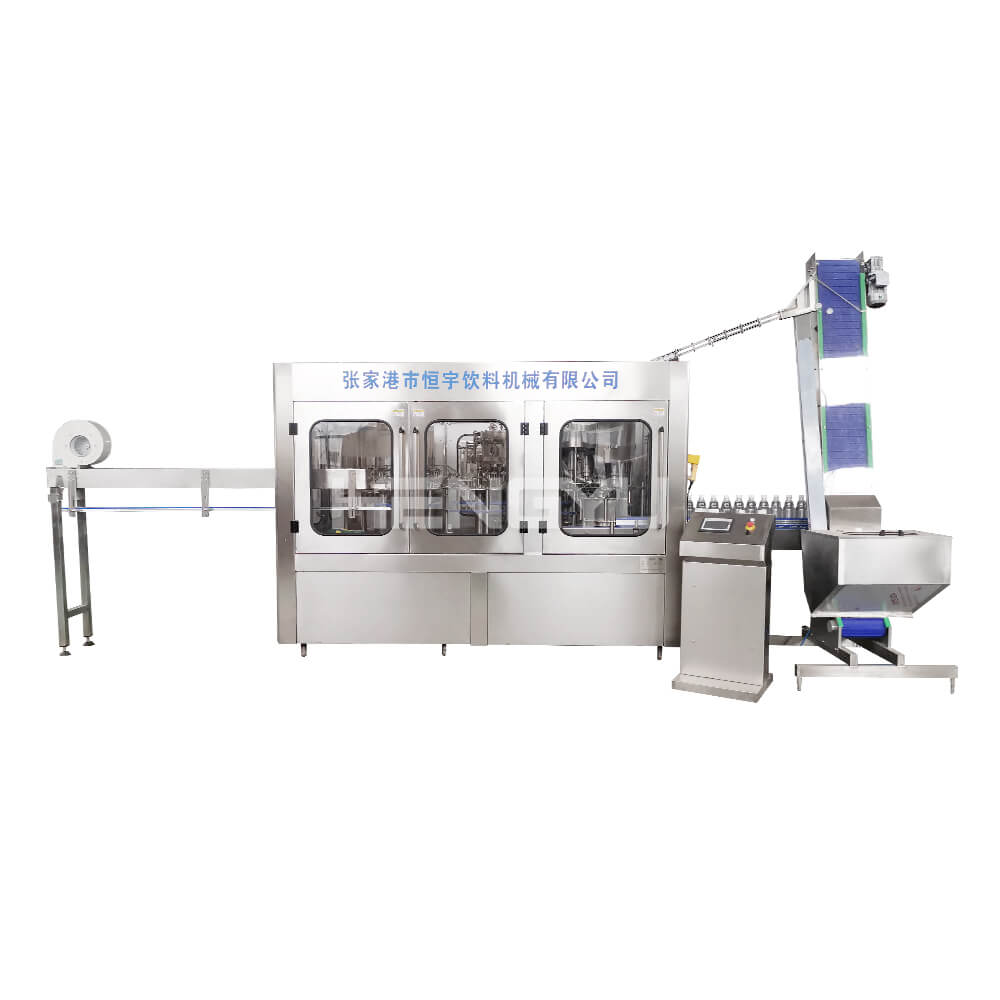 Automatic carbonated drink washing filling capping machine 3 in 1 