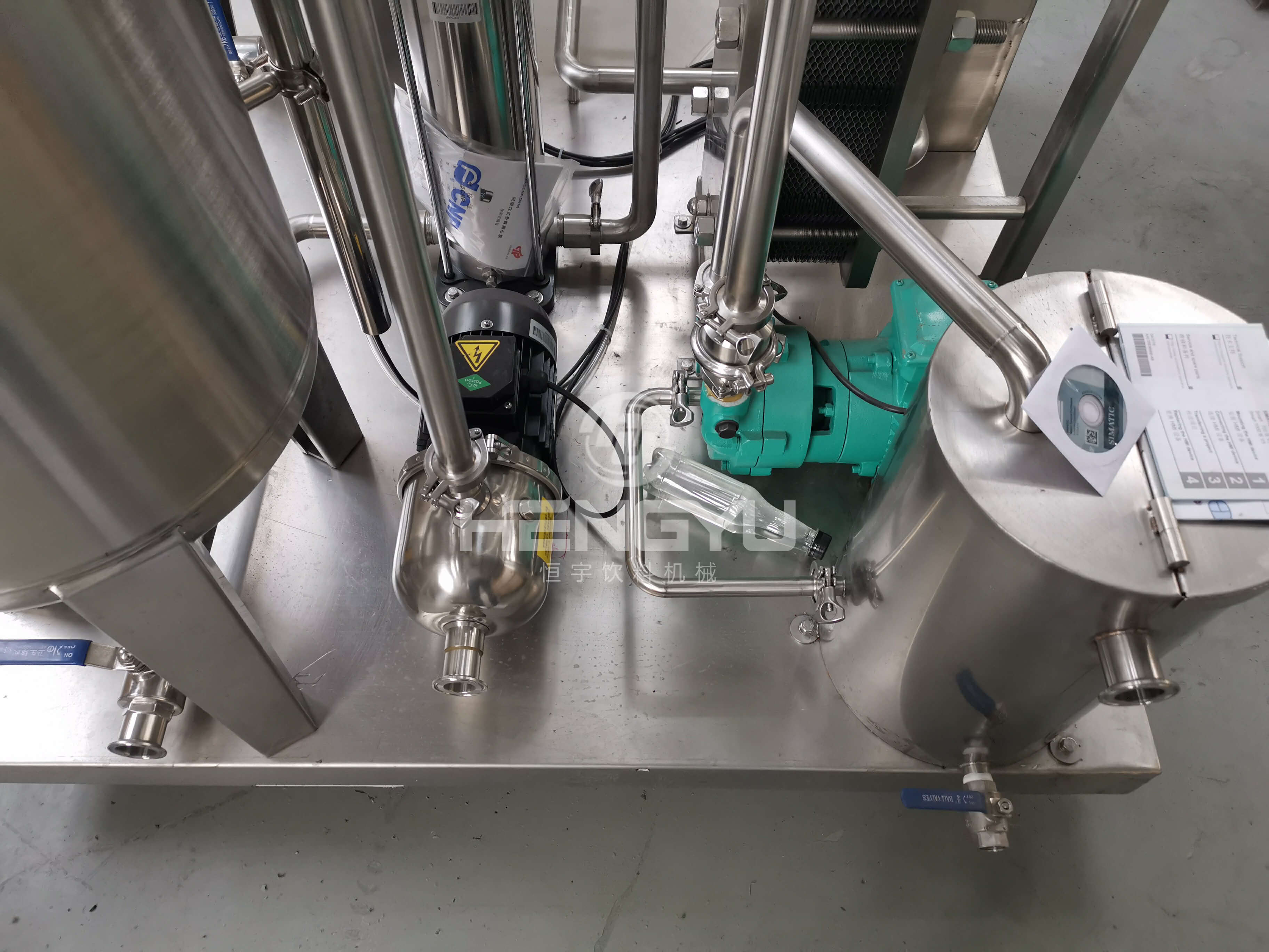 Carbonated Liquid Mixing Machine