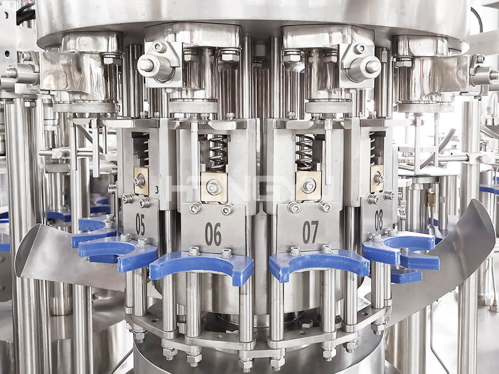 Automatic carbonated drink water filling production line