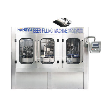Automatic glass bottle beer filling machine with easy operation